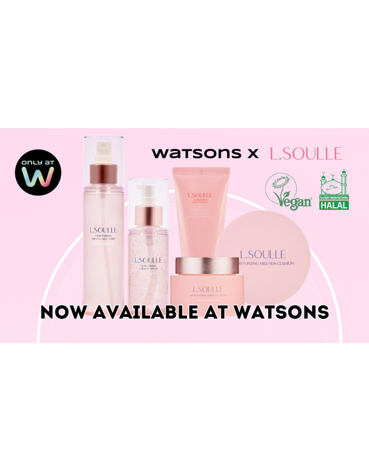 Halal Certified Korean Skincare is now available at Watsons Malaysia!