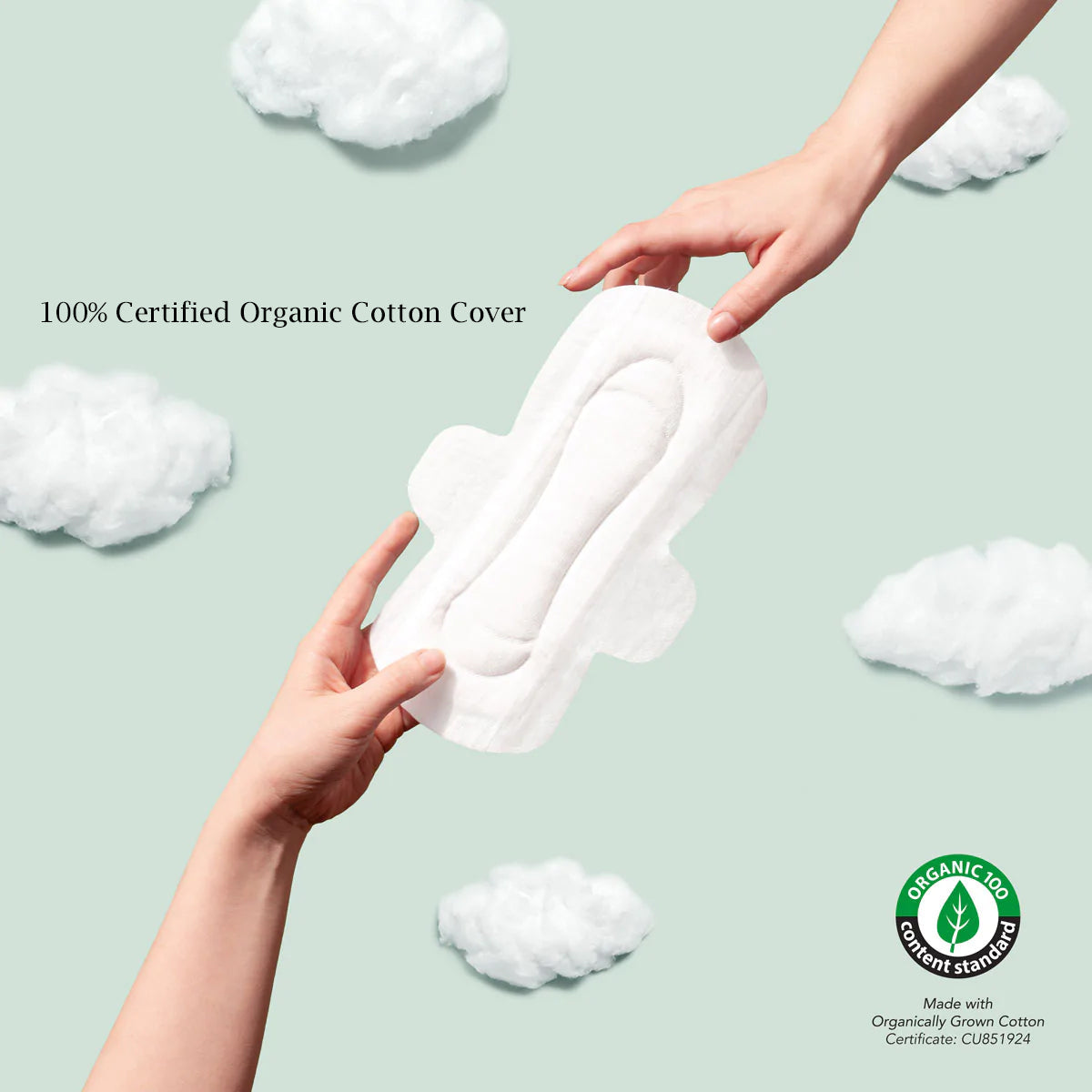 [Rael] Organic Cotton Sanitary pad - Regular (Ready stock in MALAYSIA)