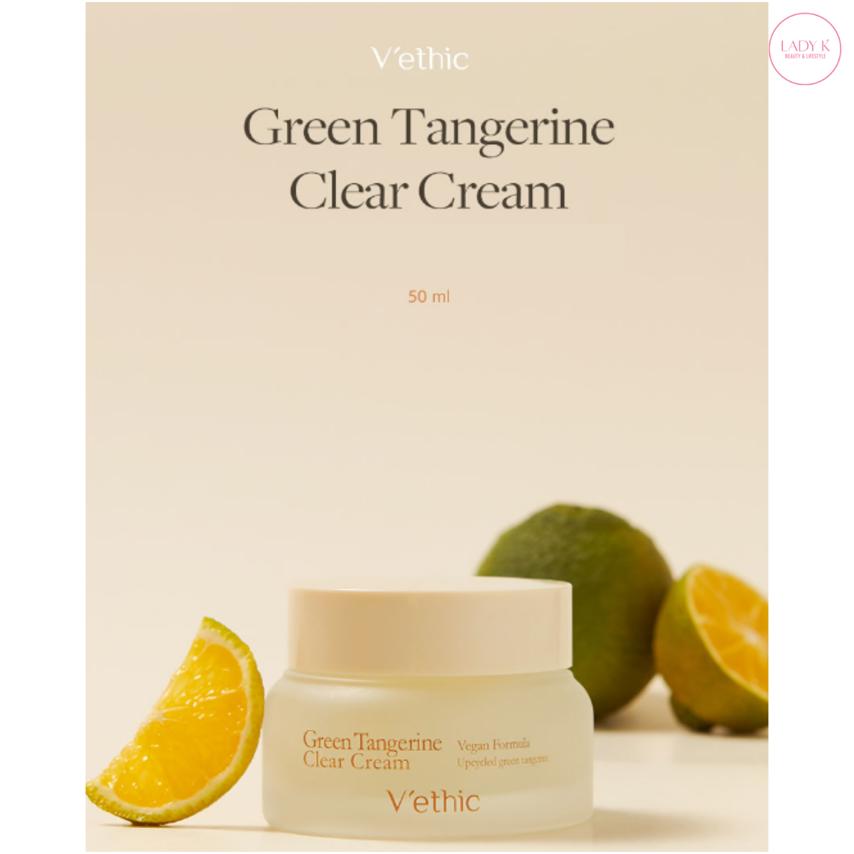 [Vethic] Green Tangerine Clear Cream