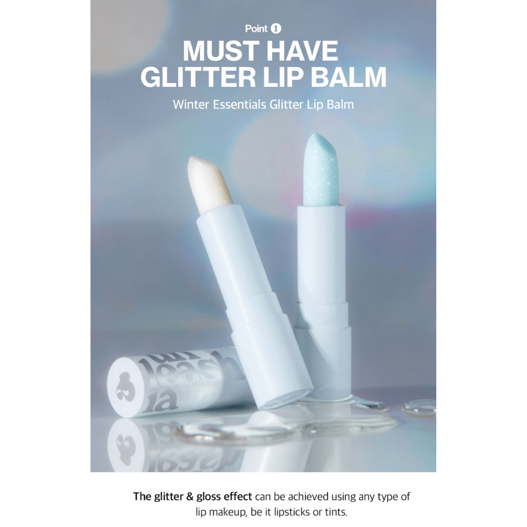 [UNLEASHIA] Glacier Vegan Lip Balm, Glitter Crystal Lip Balm (Ready stocks in Malaysia)