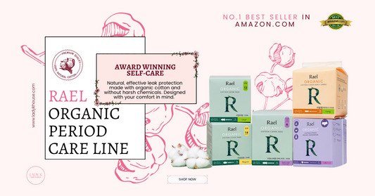 [#1 Bestseller in Amazon.com] RAEL Organic Cotton Period Care Line