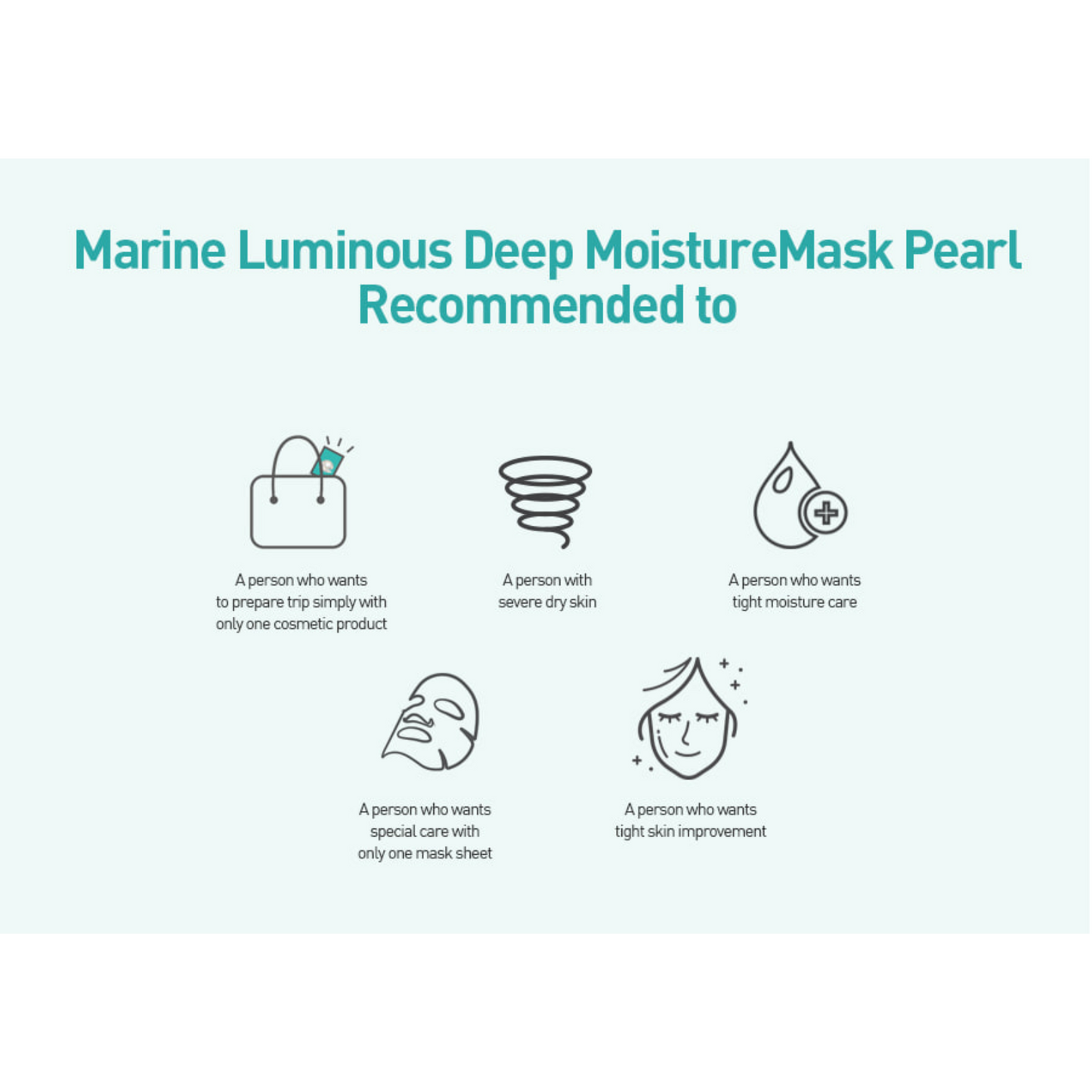 [JM solution Mask] Marine Luminous Pearl Deep Moisture Mask