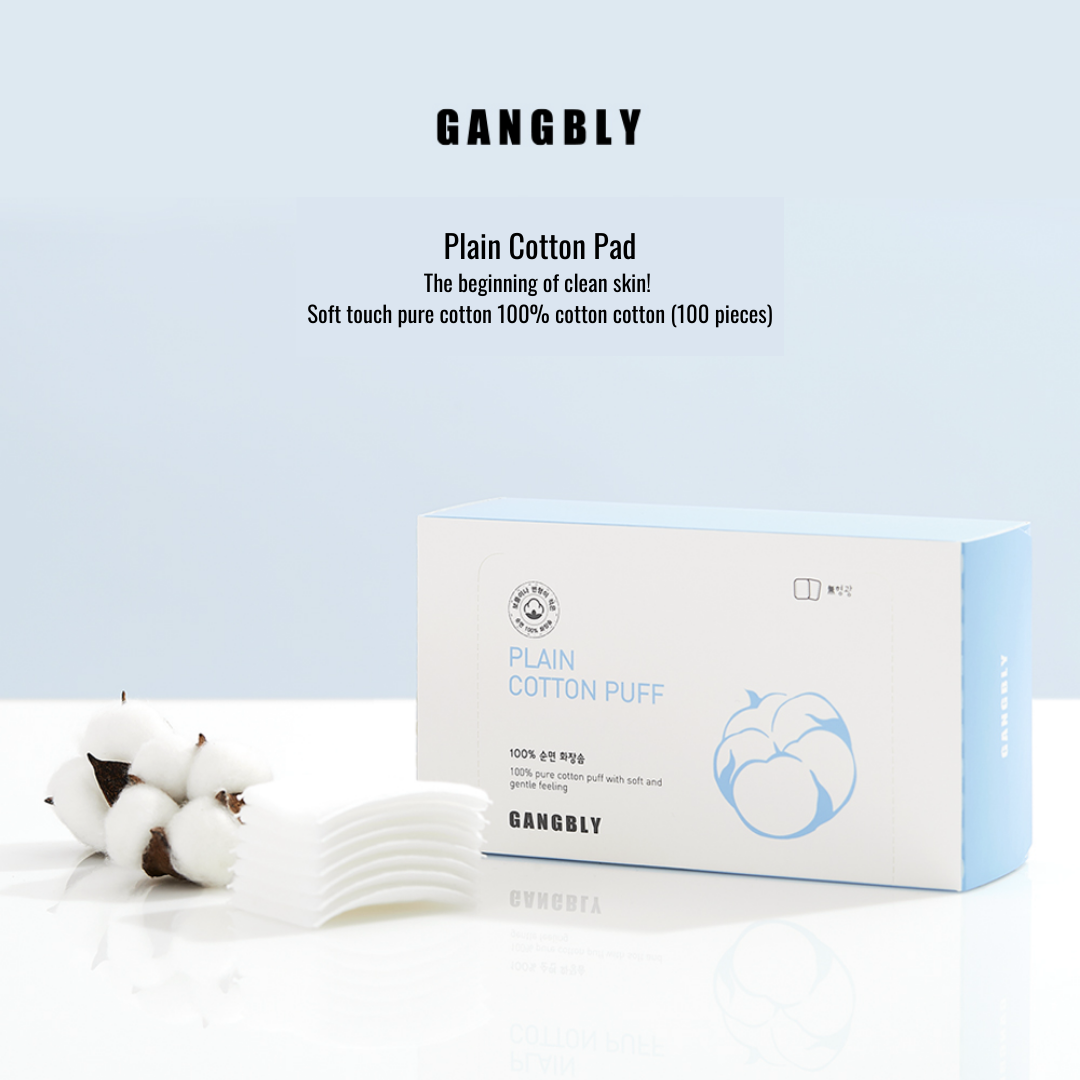 [GANGBLY] Plain Cotton Puff
