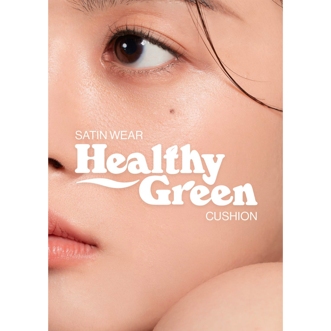 [UNLEASHIA] Satin Wear Healthy-Green Cushion