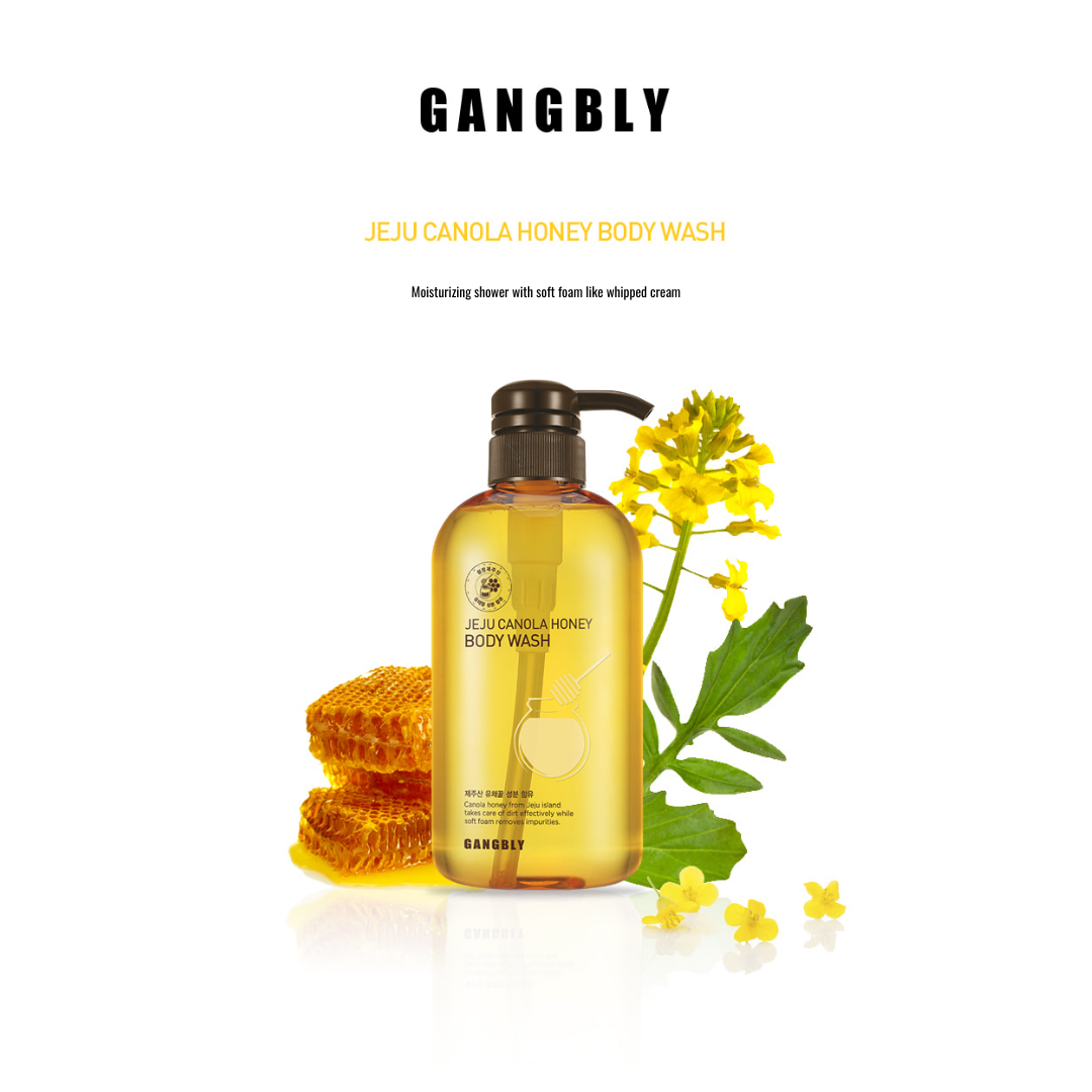 [GANGBLY] Jeju Canola Honey Body Wash