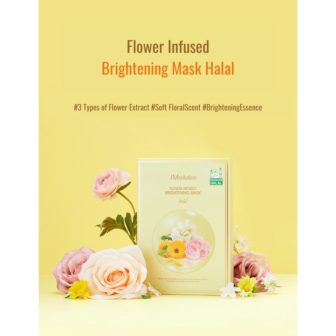 [JM Solution Mask] Flower Infused Brightening Mask