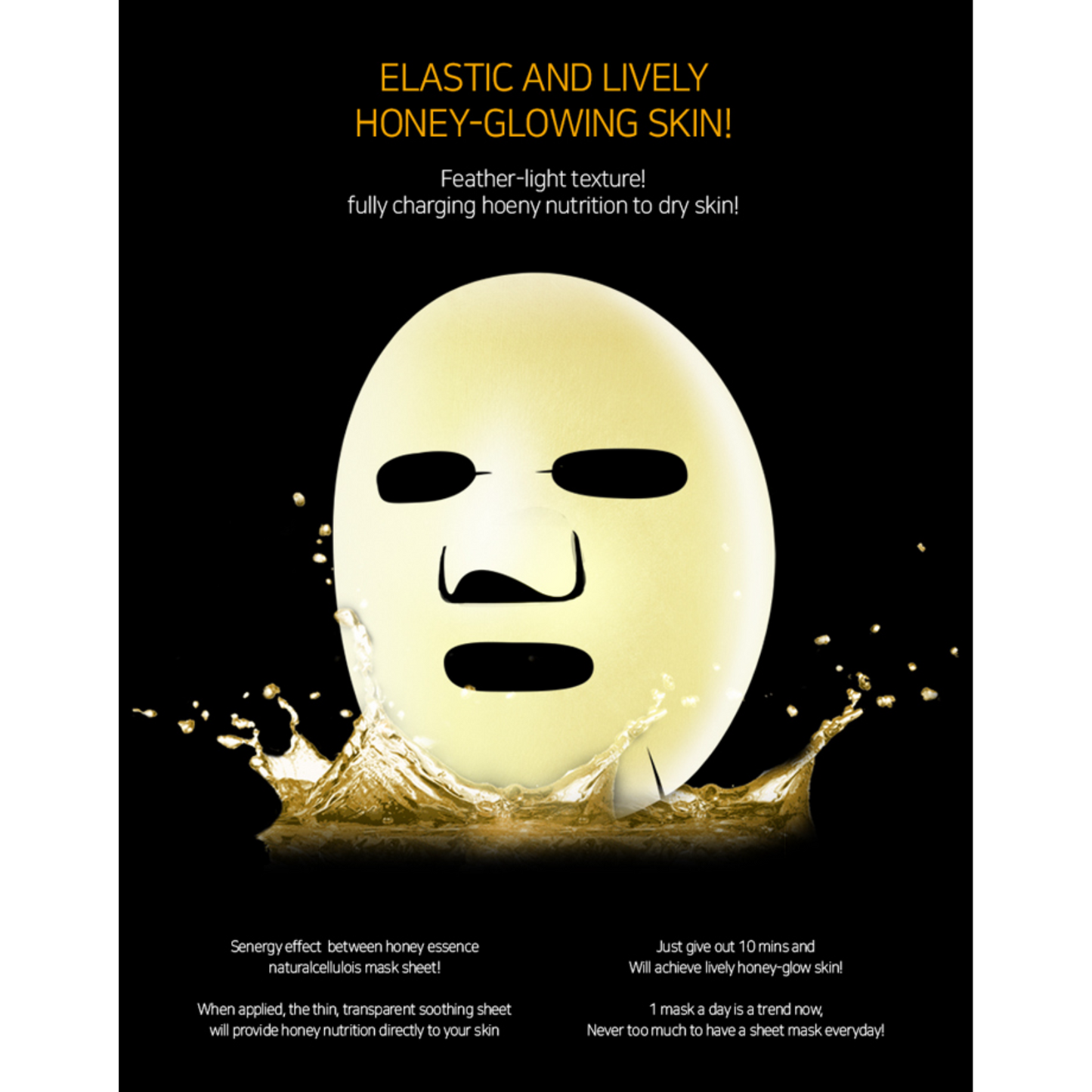 [JM Solution Mask] Honey Luminous Royal Propolis Mask