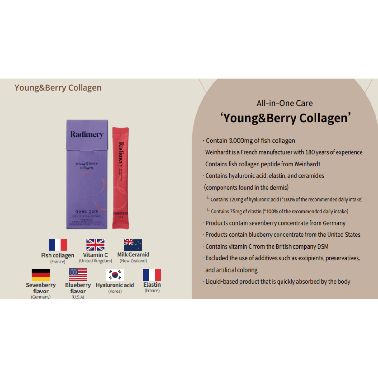 [RADIMERY] Young & Berry Collagen Drink