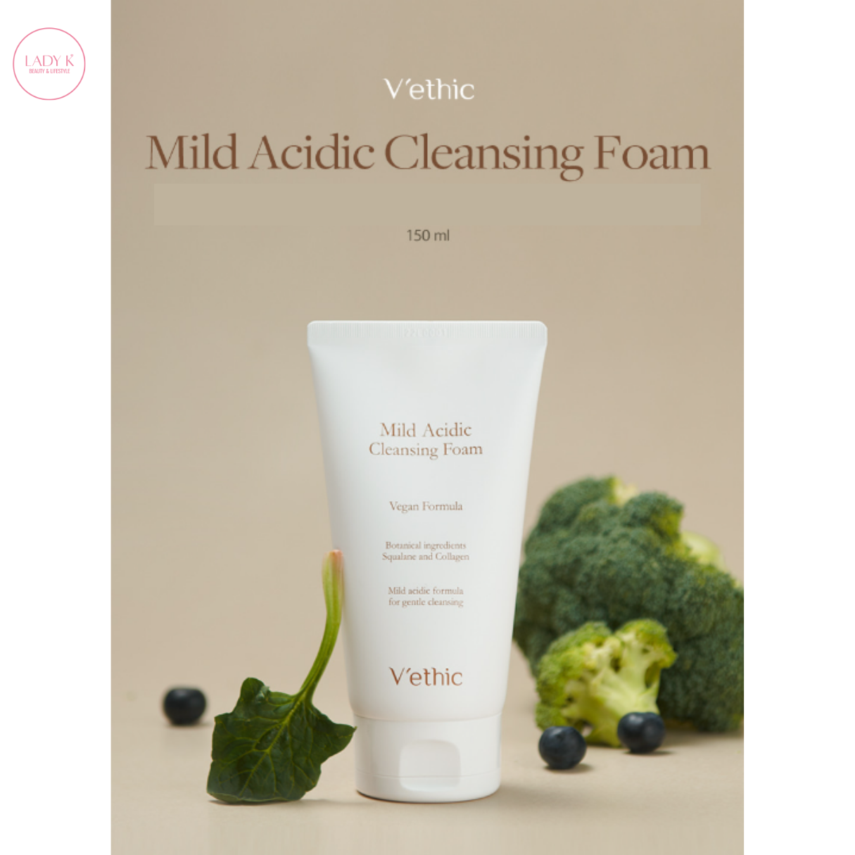 [Vethic] Mild Acidic Cleansing Foam