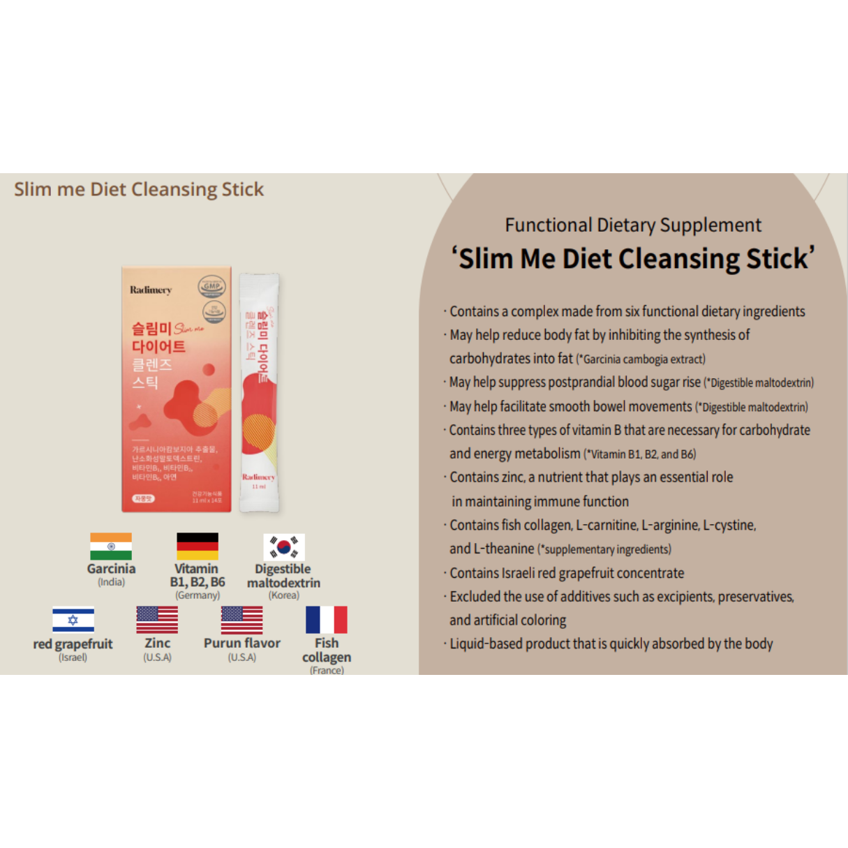 [RADIMERY] Slim Me Diet Cleanse Stick