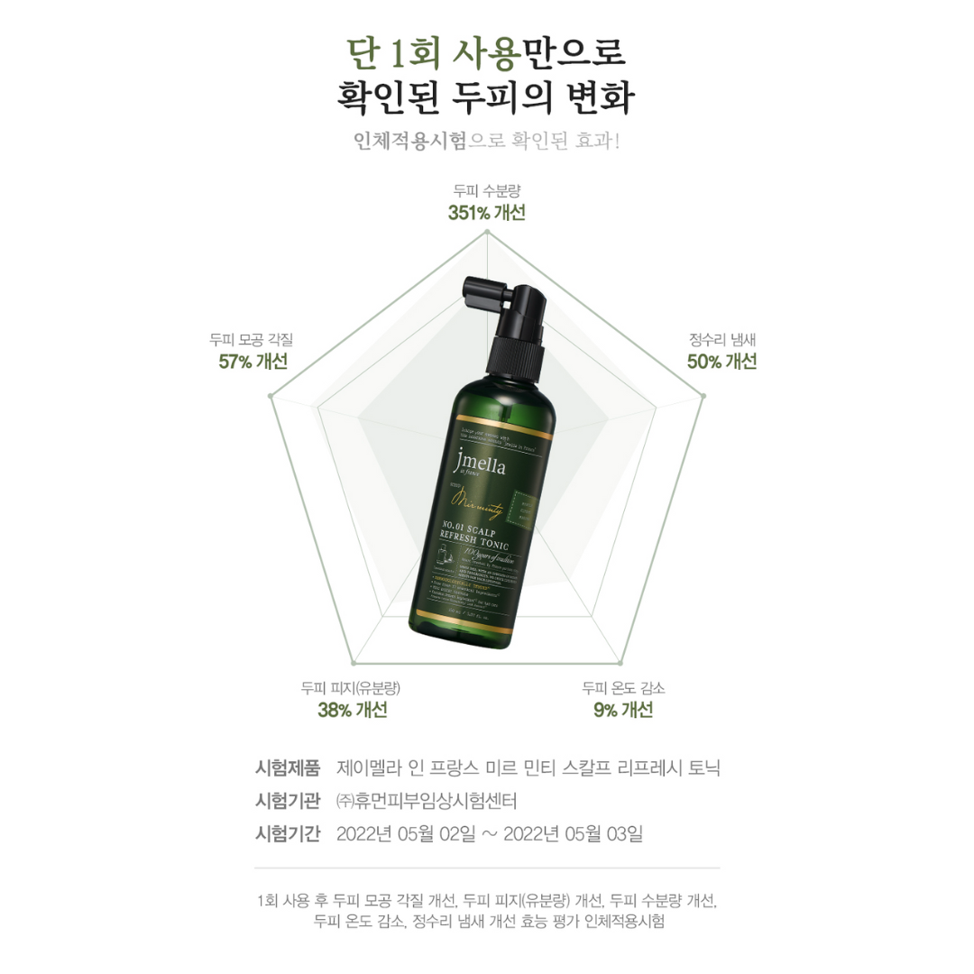 [Jmella] Mir Minty Scalp Refresh Tonic [France Collection]