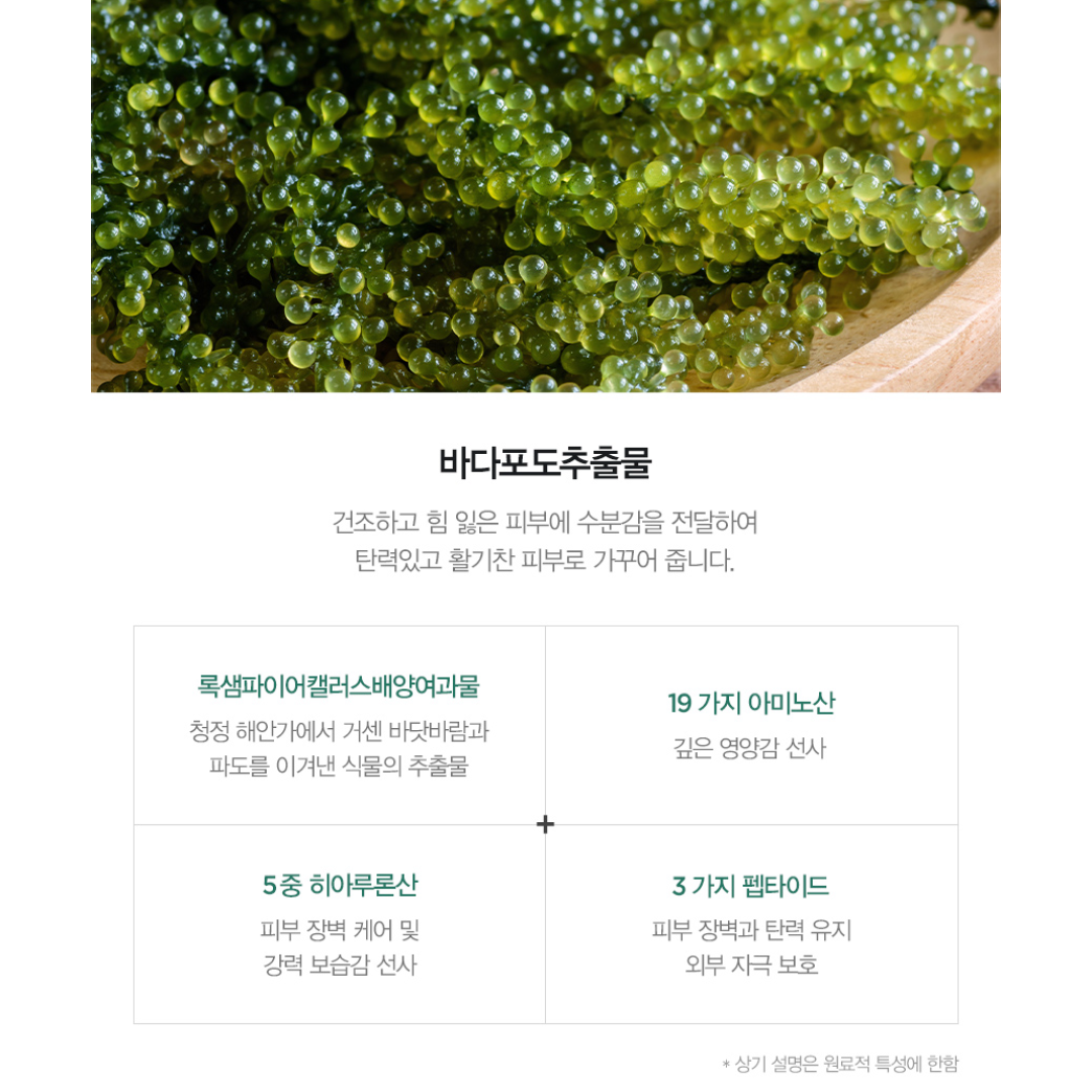 [JMSOLUTION] The Natural Sea Grape Mask