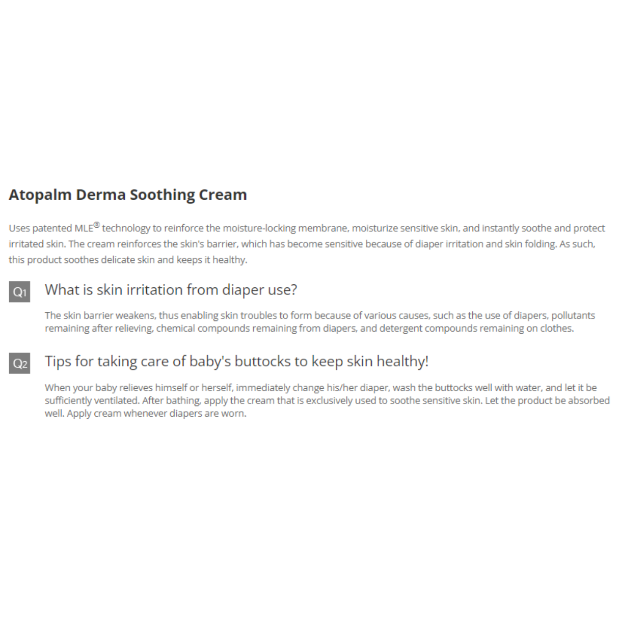 [ATOPALM] Diaper Soothing Cream