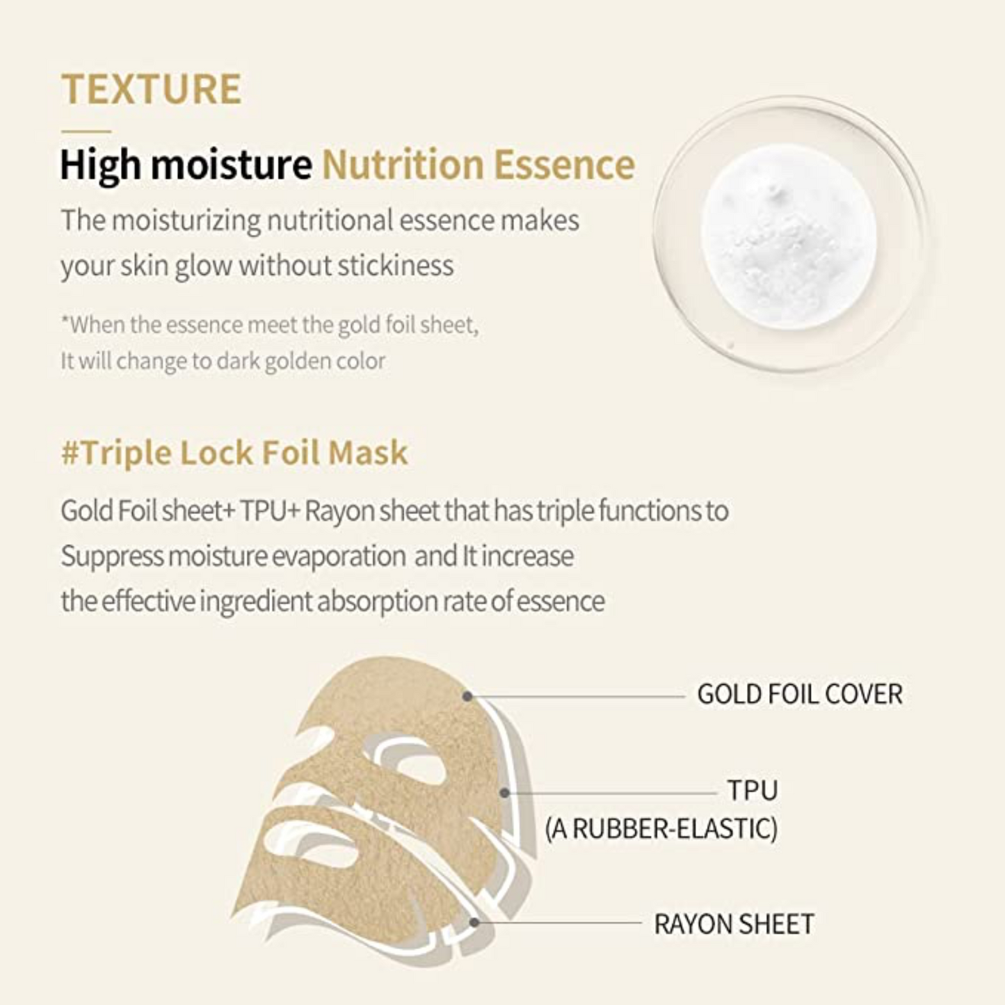 [JM Solution Mask] Prime Gold Premium Foil Mask