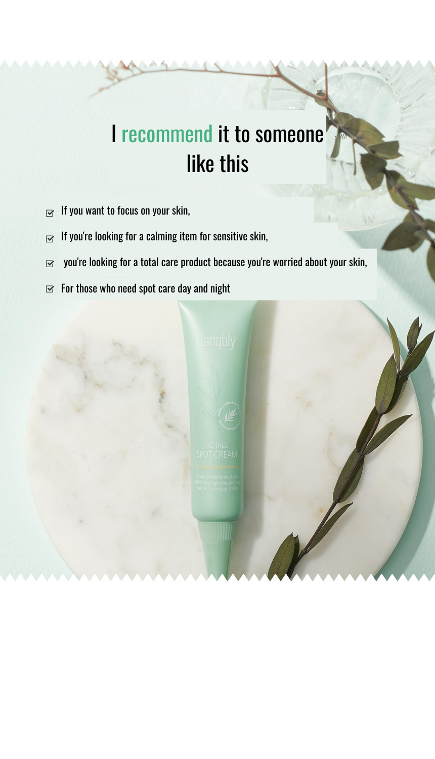 [GANGBLY] Ac Tree Spot Skincare Set