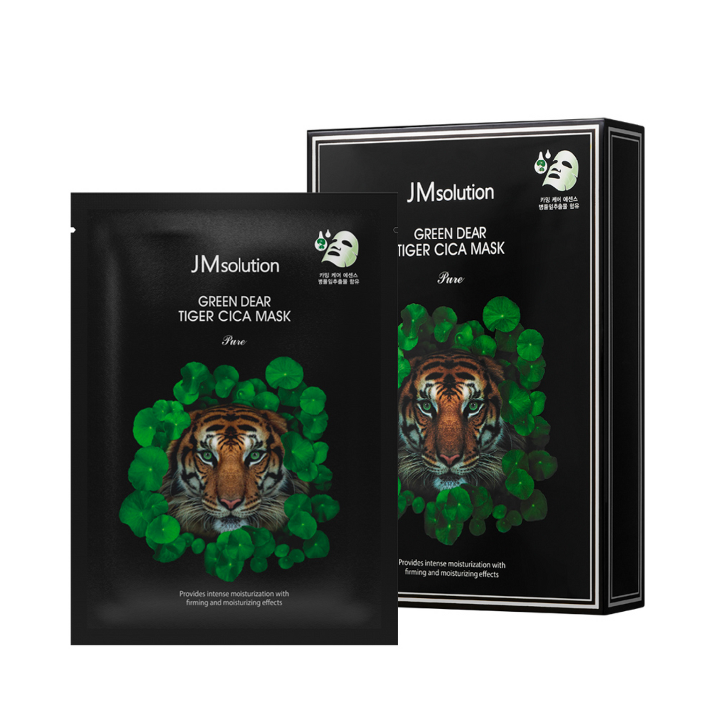 [JM Solution Mask] Green Dear Tiger Cica Mask