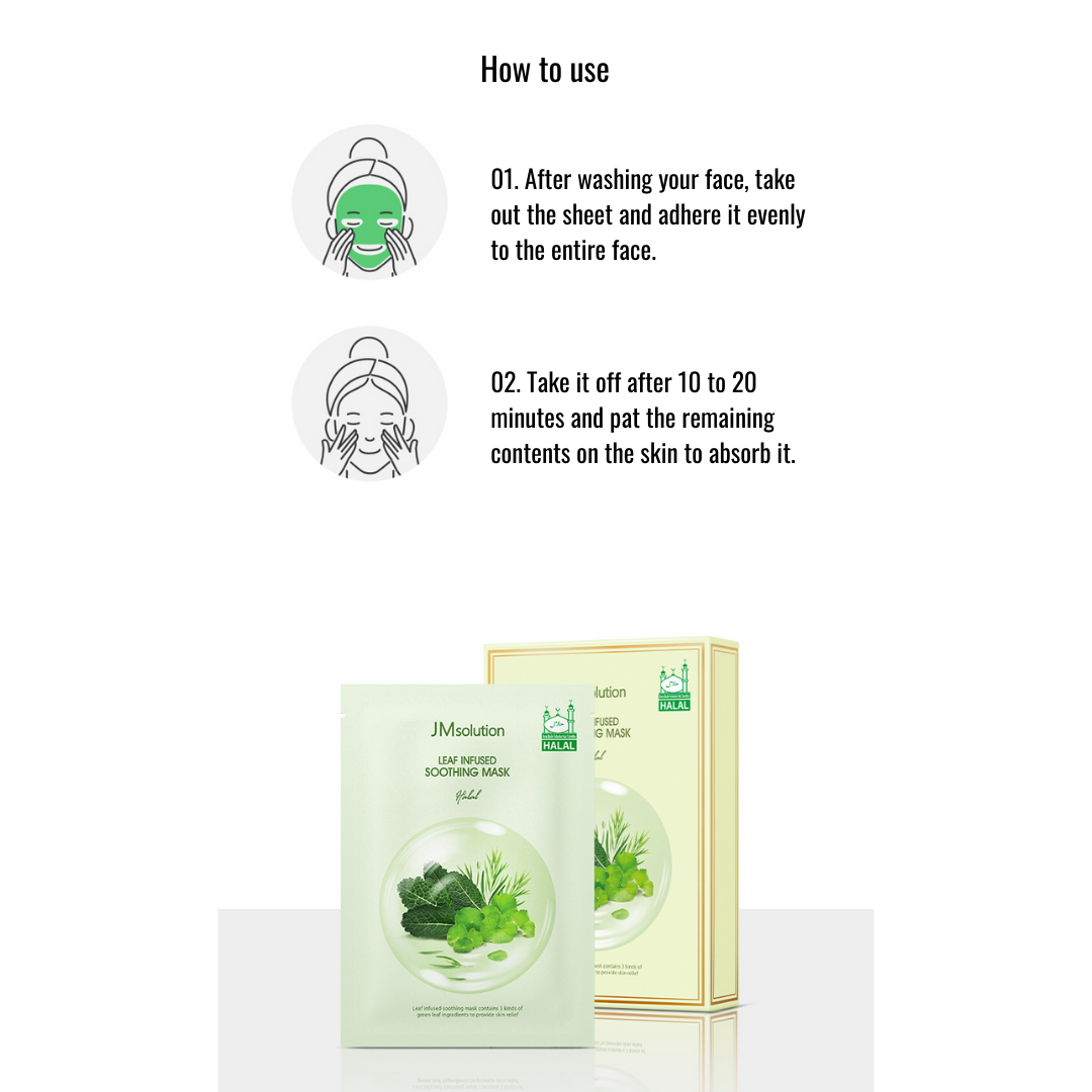 [JM Solution Mask] Leaf Infused Soothing Mask