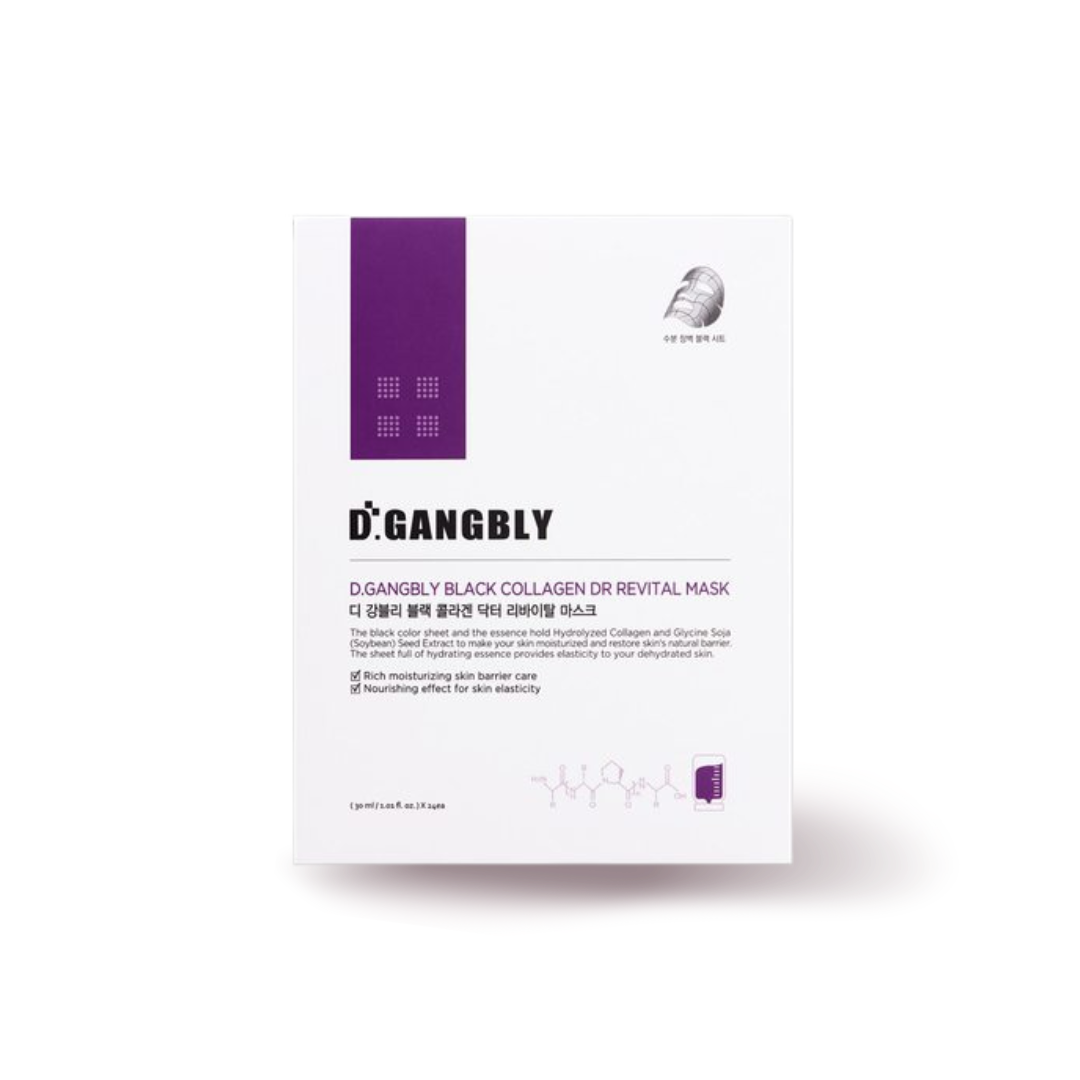 [D GANGBLY] Black Collagen Dr. Revital Mask