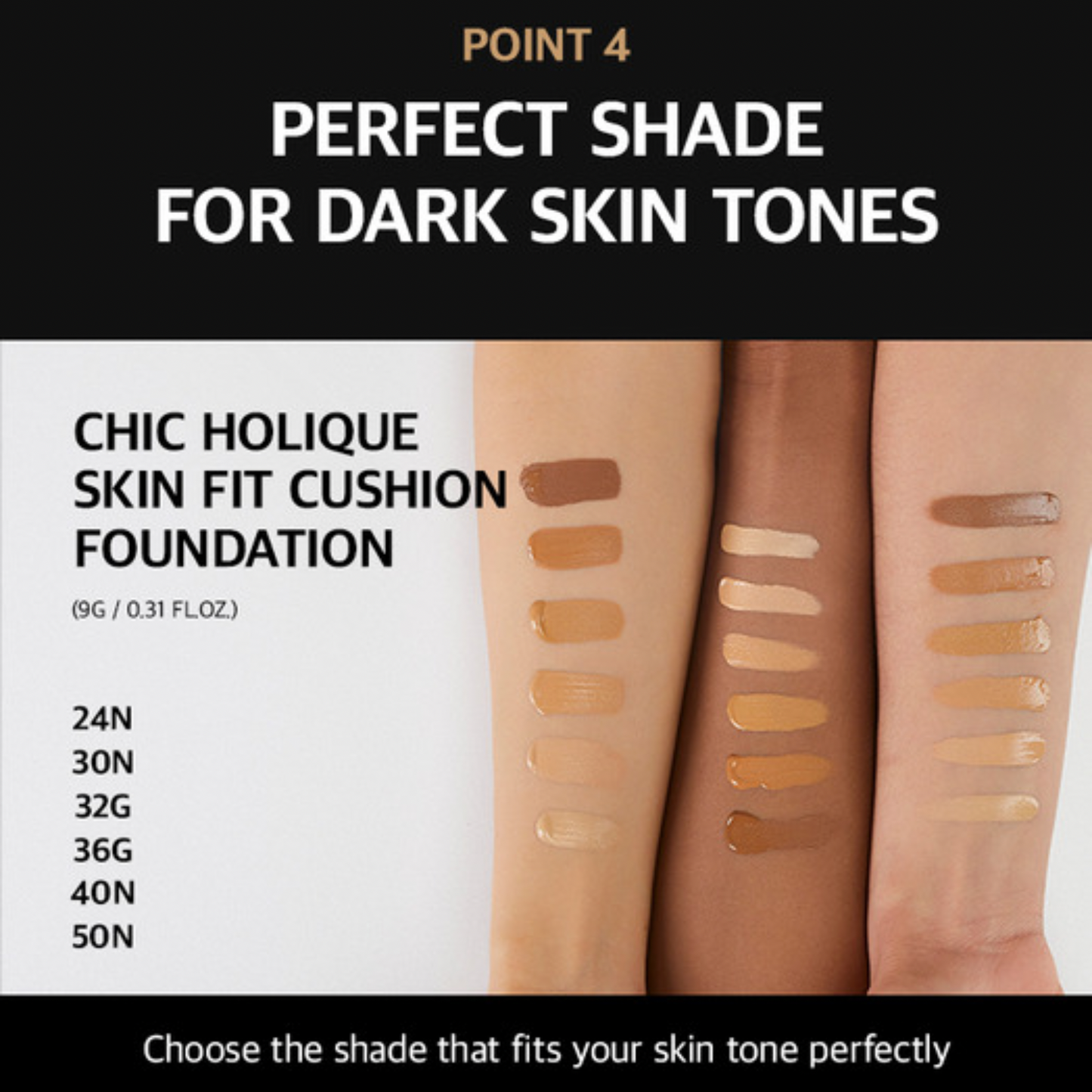 [CHIC HOLIQUE] Skin Fit Liquid Foundation