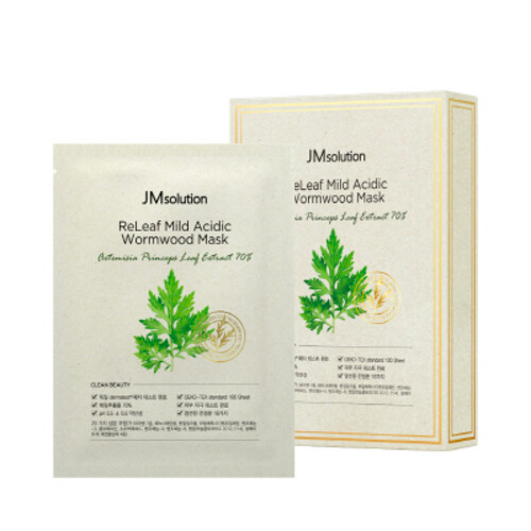 [JMSOLUTION] ReLeaf Mild Acidic Wormwood Mask